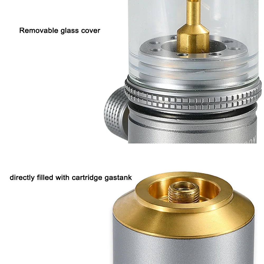 CAMPINGMOON Candlelight Kit Portable  Windproof CandleLight  Camping GasBurner  Tent  Picnic BBQ Fishing Lantern