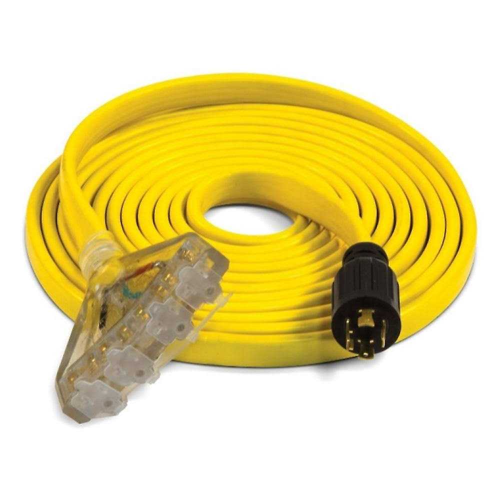 Champion Power Equipment Champion 100453 20 ft. 30A 125/250v Fan-Style Flat Generator Extension Cord