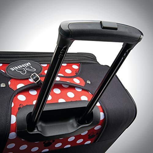 American Tourister Disney Softside Luggage with Spinner Wheels, Minnie Mouse Denim, 21-Inch