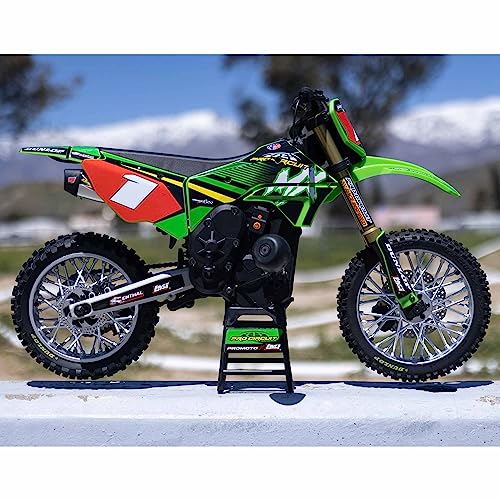 Losi RC Motorcycle Promoto-MX 1/4 Motorcycle Ready-to-Run Combo Includes Battery and Charger Pro Circuit LOS06002 Green