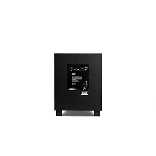 Polk Monitor XT10 Home Subwoofer, 10" Deep Bass Woofer, 100W Class D Amplification, Dolby Atmos, Auro 3D & DTS:X Compatible, Black