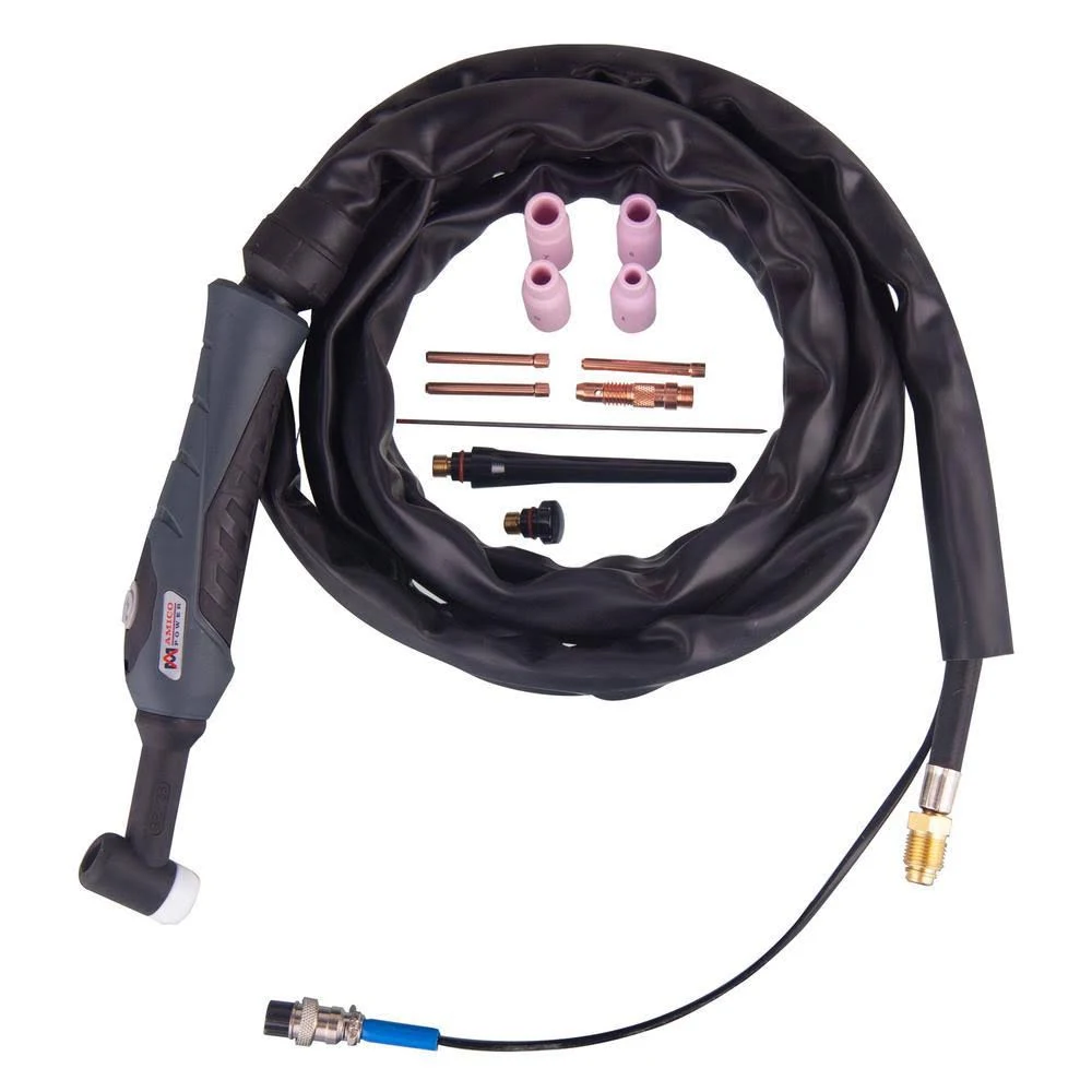 Amico Power 160 Amp TIG Stick Arc DC Inverter Welder with 95-Volt to 260-Volt Wide Voltage Welding, 80% Duty Cycle