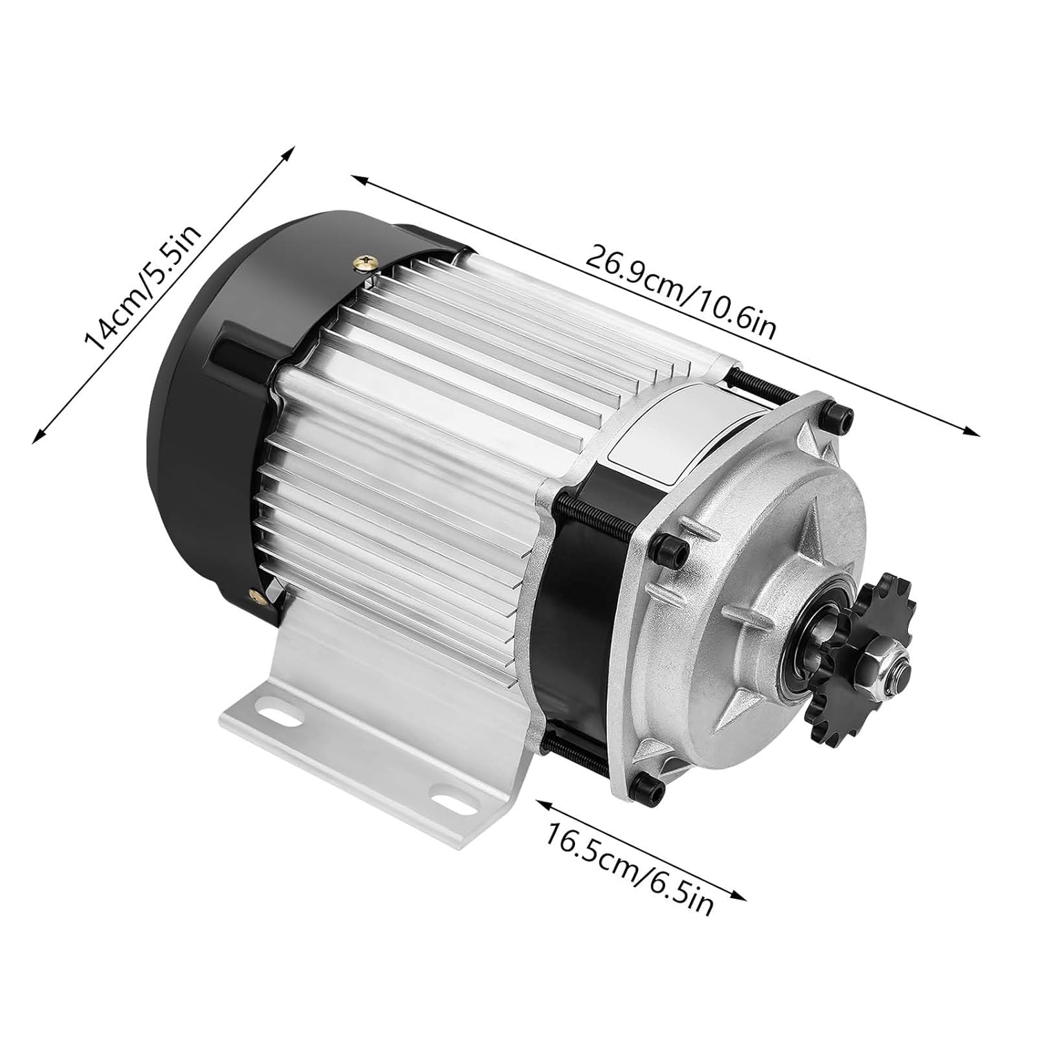 Electric Brushless Geared Motor Kit, 750W Electric Bicycle Trike Conversion Kit Electric Tricycle Motor Kit, 3-Wheel Bike Gear Motor for E-Tricycle Rickshaw Three-Wheeled Bicycle, Load 300Kg