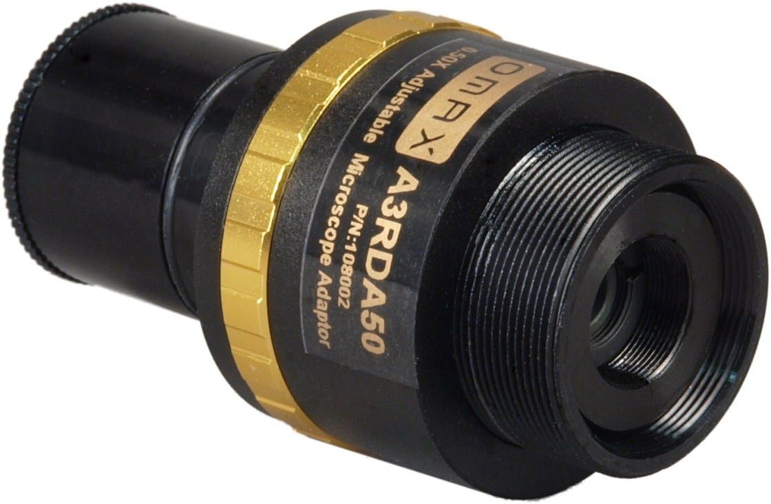 OMAX 0.5X Adjustable Reduction Lens for Microscope Camera