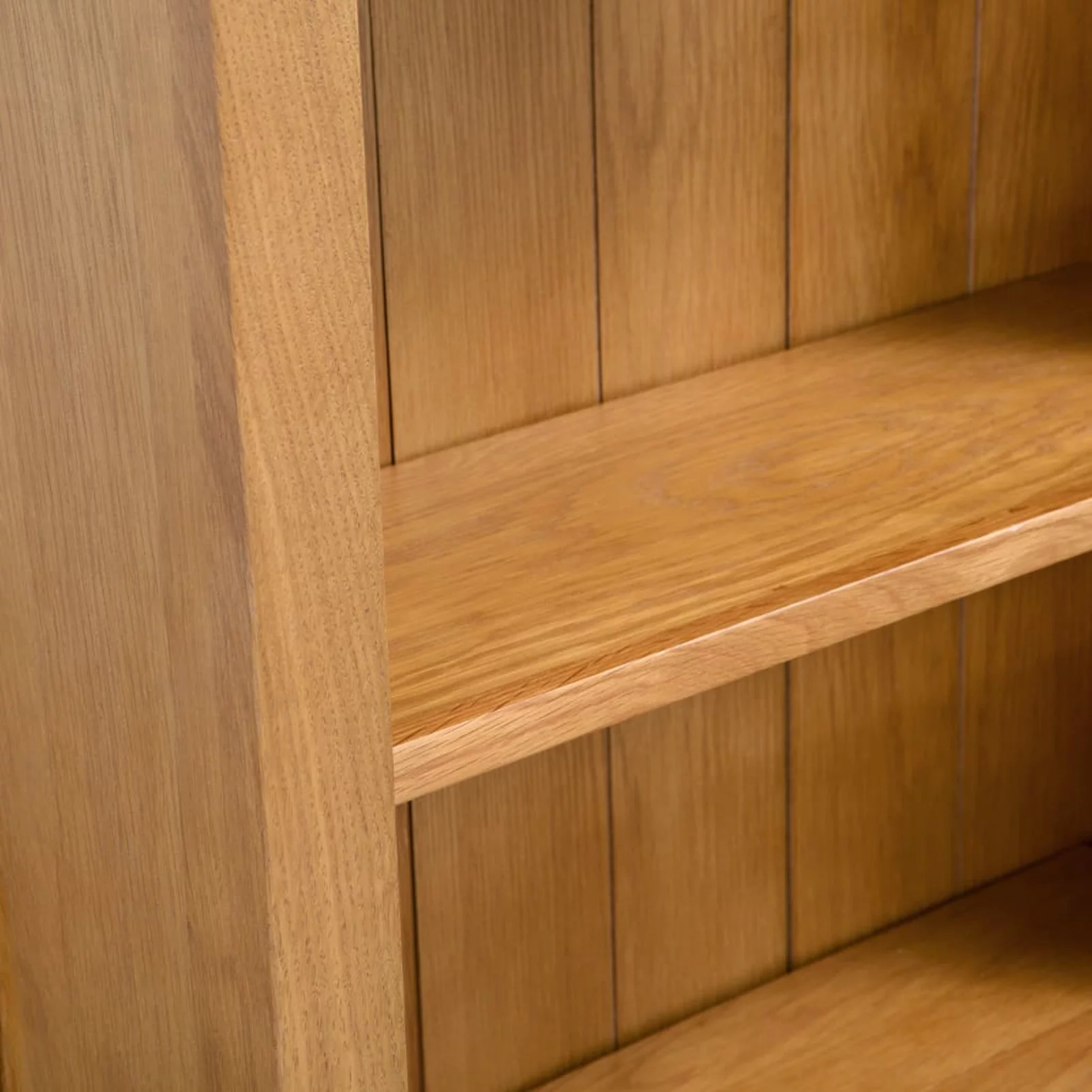 moobody 5-Tier Bookcase 23.6"x8.9"x55.1" Solid Oak Wood