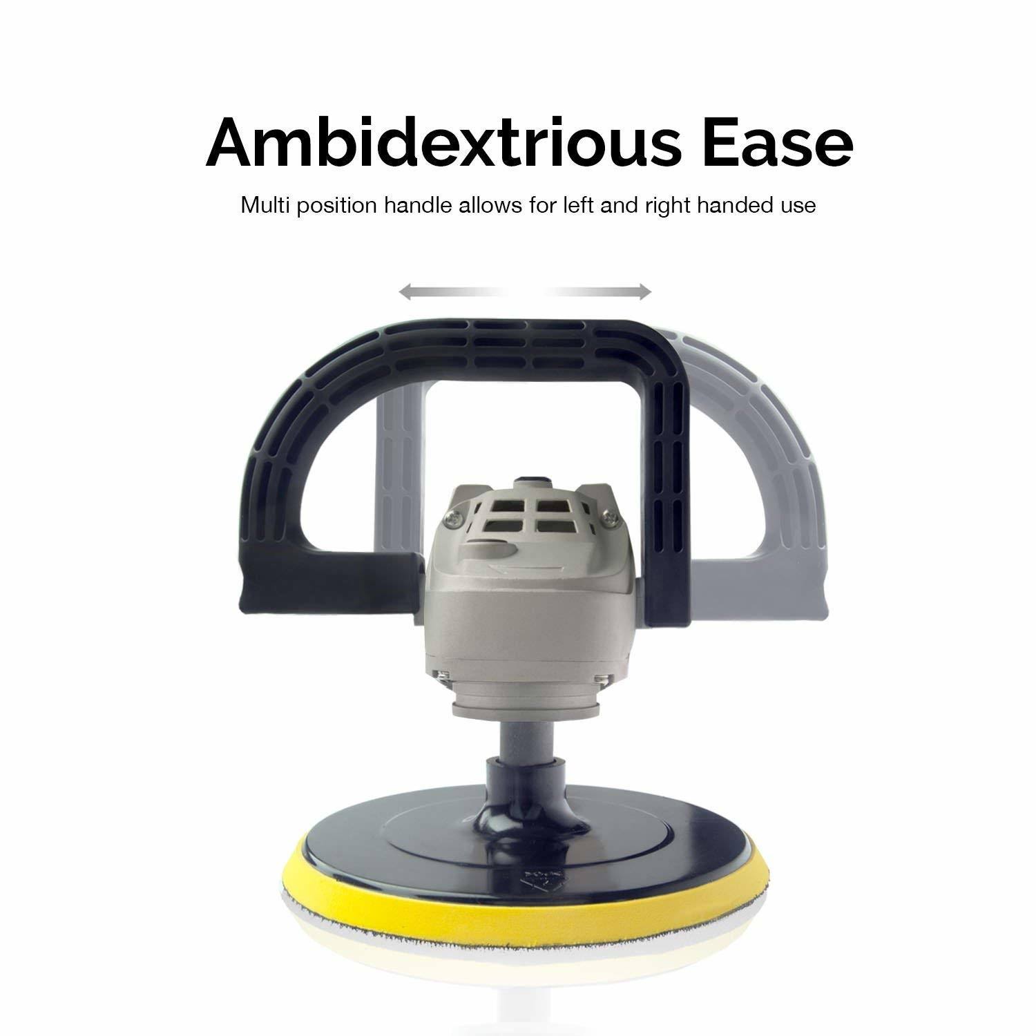 Neiko Variable Speed 7x22 Car, Truck and Boat Polisher, 1.75 HP Buffer