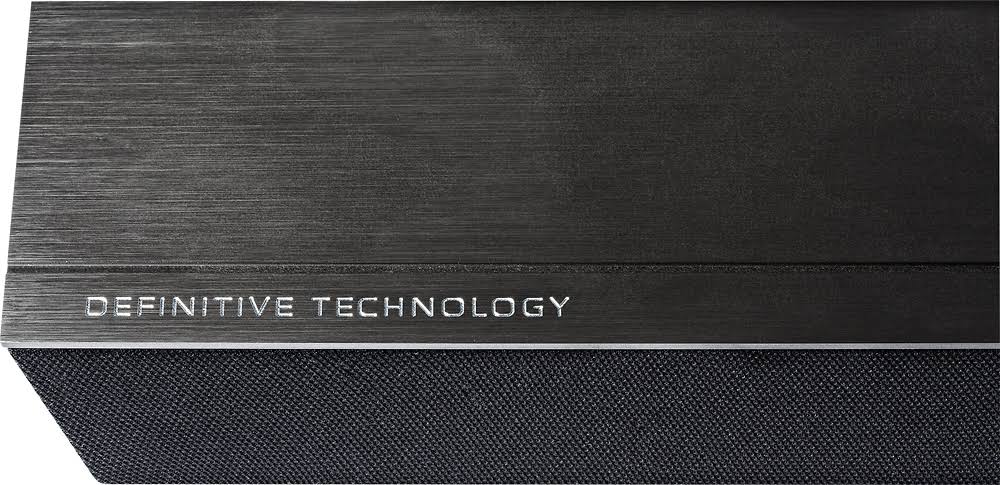 Definitive Technology Wireless Multi Room System Series W Studio Micro Sound Bar System - 3.1 Channel - 146W RMS - Wireless - Bl