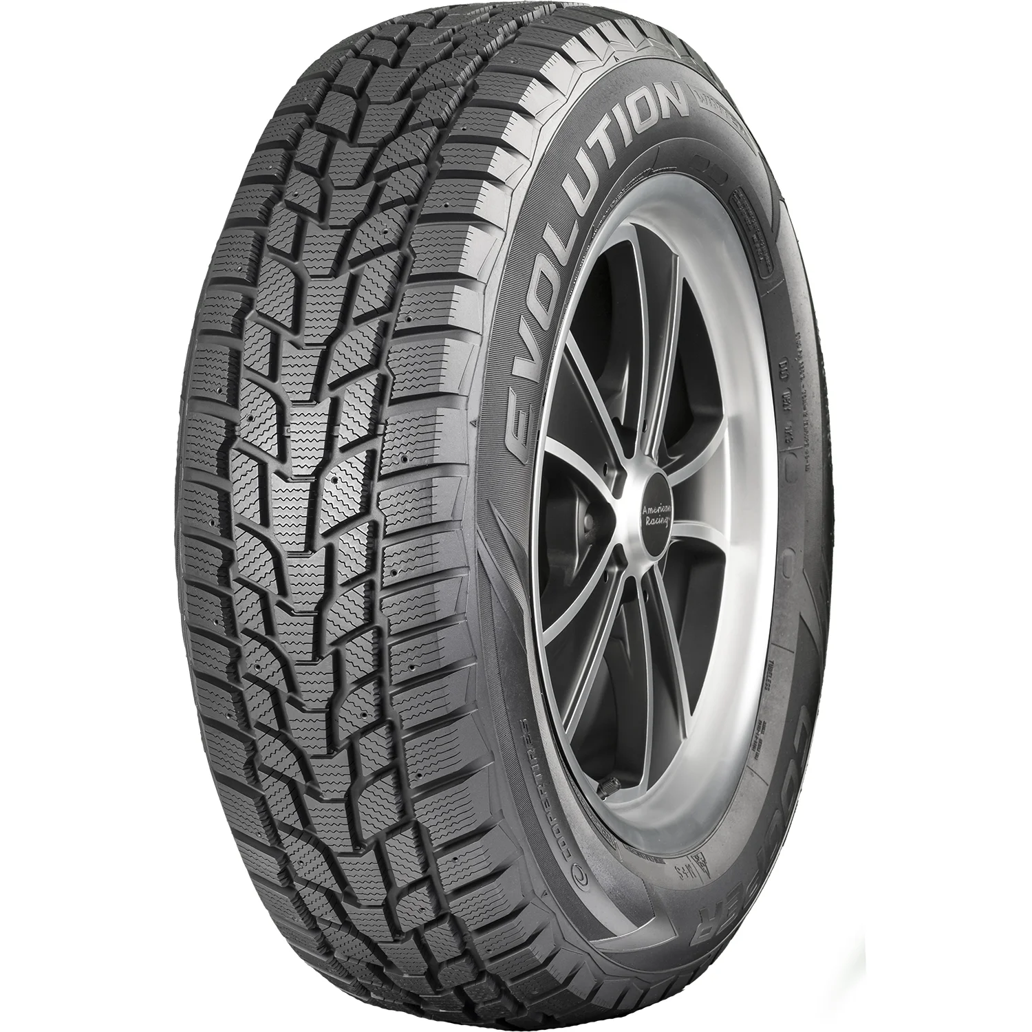 Set of 4 (FOUR) Cooper Evolution Winter 235/65R18 106T Winter Snow Tires Fits: 2017-19 Cadillac XT5 Luxury, 2014-17 INFINITI QX60 Hybrid
