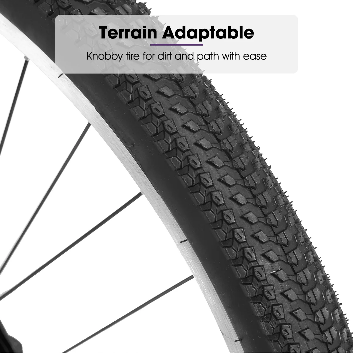 Hiland 24 26 inch Mountain Bike for Men Women, 21 Speeds MTB Bicycle for Adult Youth