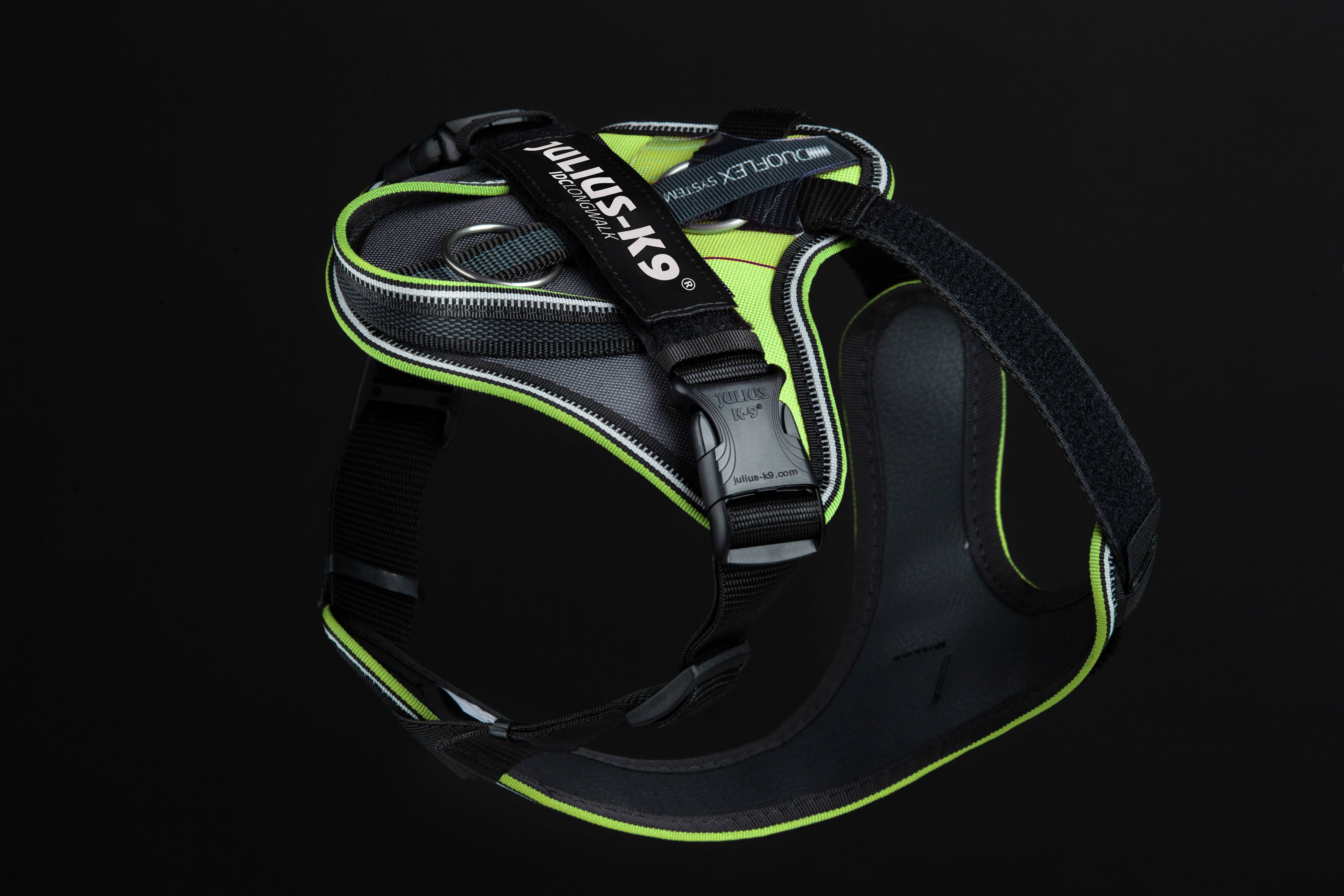 Julius-K9 IDC Longwalk Reflective Dog Walking Harness for Large Dogs, Size XL