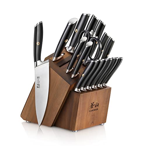 Cangshan Z1-Z Series 17-Piece Knife Block Set Collection