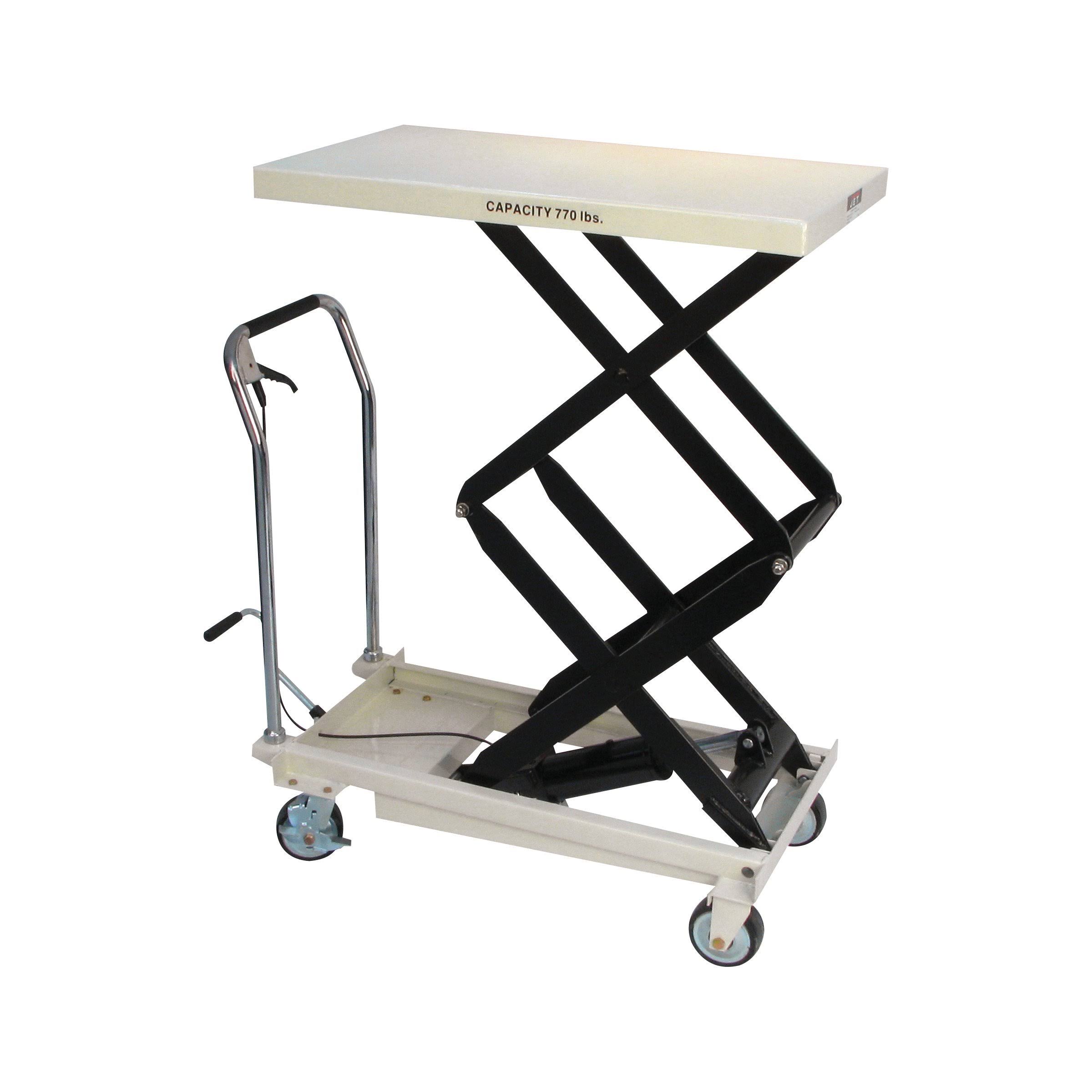 Jet Dslt-770 Double Scissor Lift Table 770-lb. Capacity - Megean