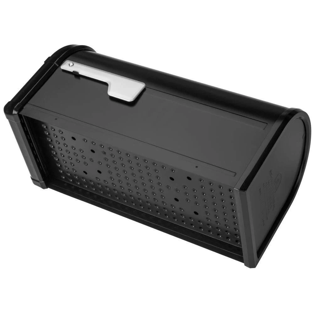 Architectural Mailboxes Hillsborough Post-Mount Mailbox, Black
