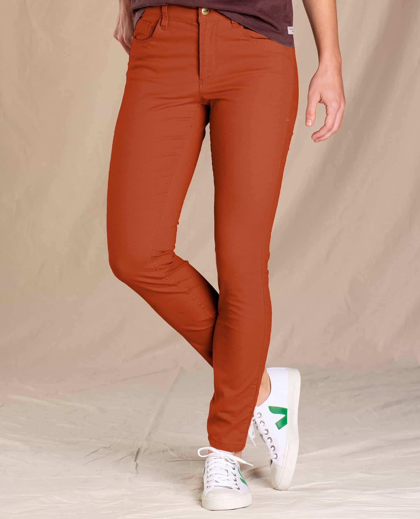 Earthworks 5 Pocket Skinny Pant - Picante - 12 by Toadu0026Co