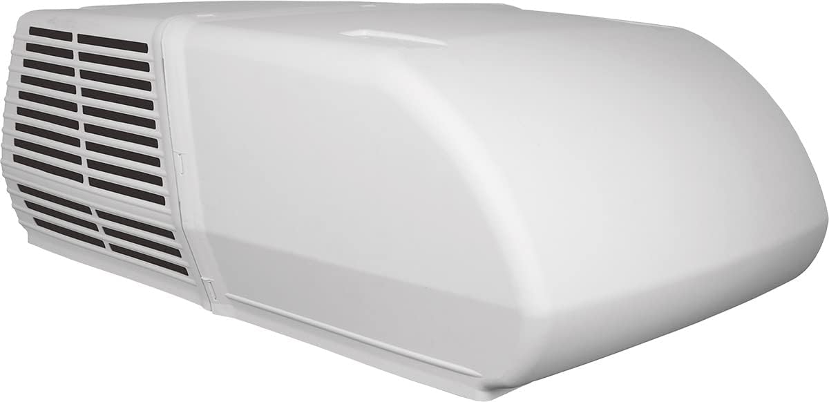 Coleman-Mach 48203-665 Signature Series MACH 3 Plus Medium-Profile Air Conditioner - 13,500 BTU, Polished White