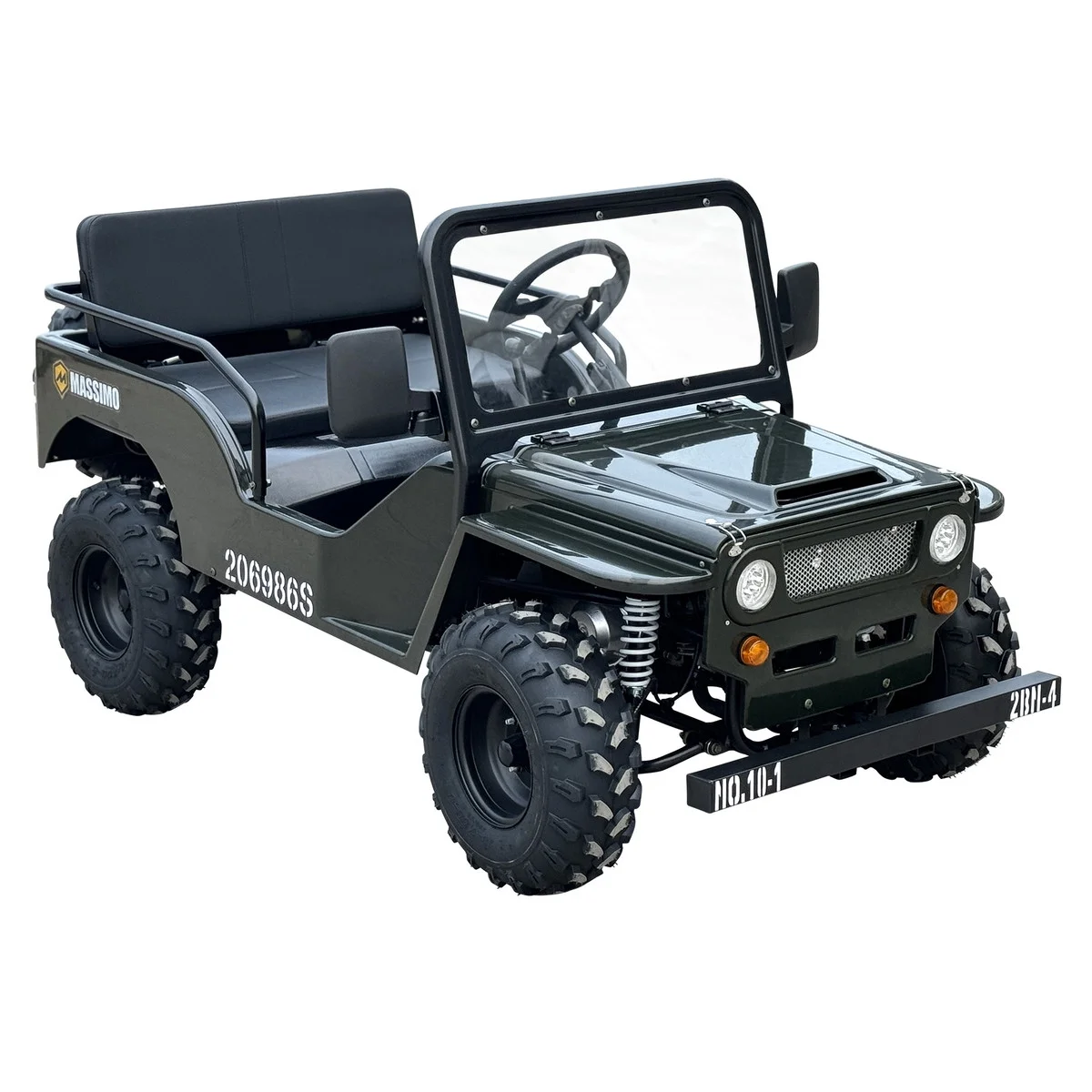Massimo Mini 125 | 4 Stroke 9HP 2WD (Go Kart) (Green) - Curated Treasures Market