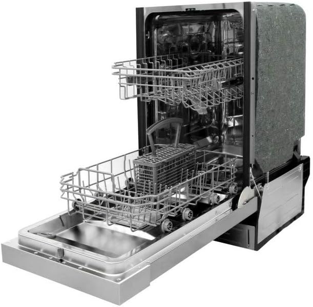 SPT SD-9254WB 18″ Wide Built-In Dishwasher w/Heated Drying, ENERGY STAR, 6 Wash Programs, 8 Place Settings and Stainless Steel Tub – White
