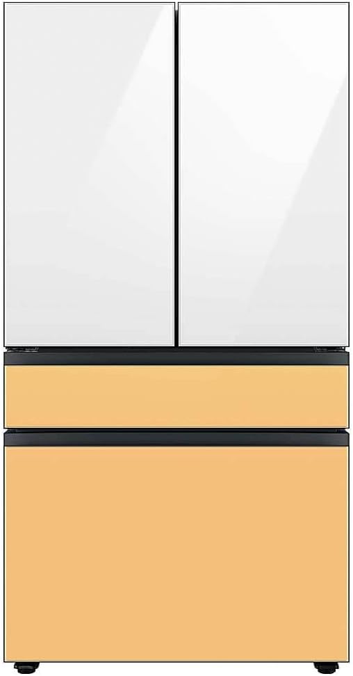 SAMSUNG RAF36DB4C0 Bespoke 4-Door French Door Refrigerator Panel in Sunrise Yellow Glass - Bottom Panel