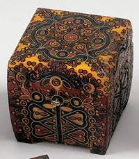 Polish Boxes Polish Handcarved Wooden Box - Cubical Treasure Box