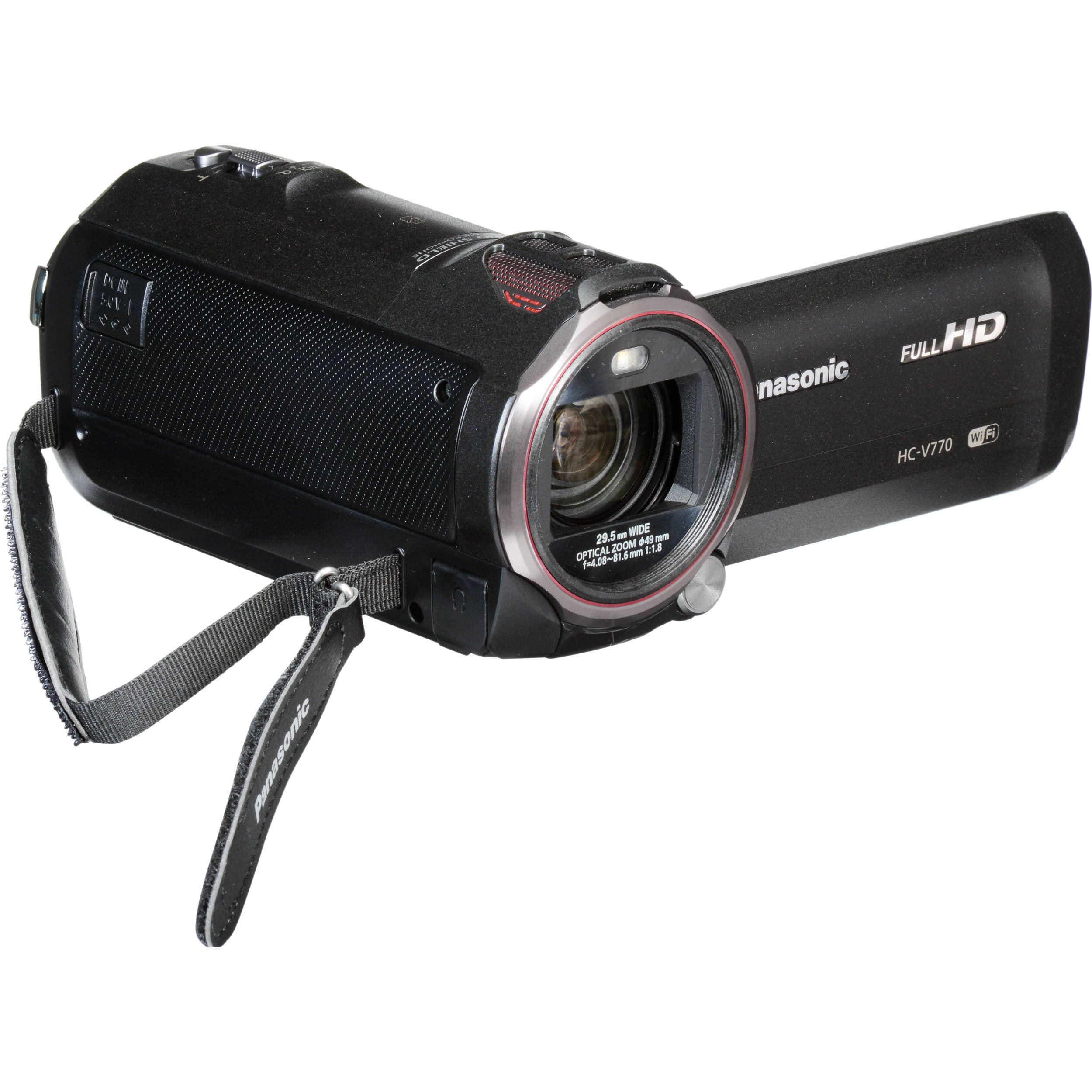 Panasonic HC-V770 12.76 MP Camcorder - 1080p - Black