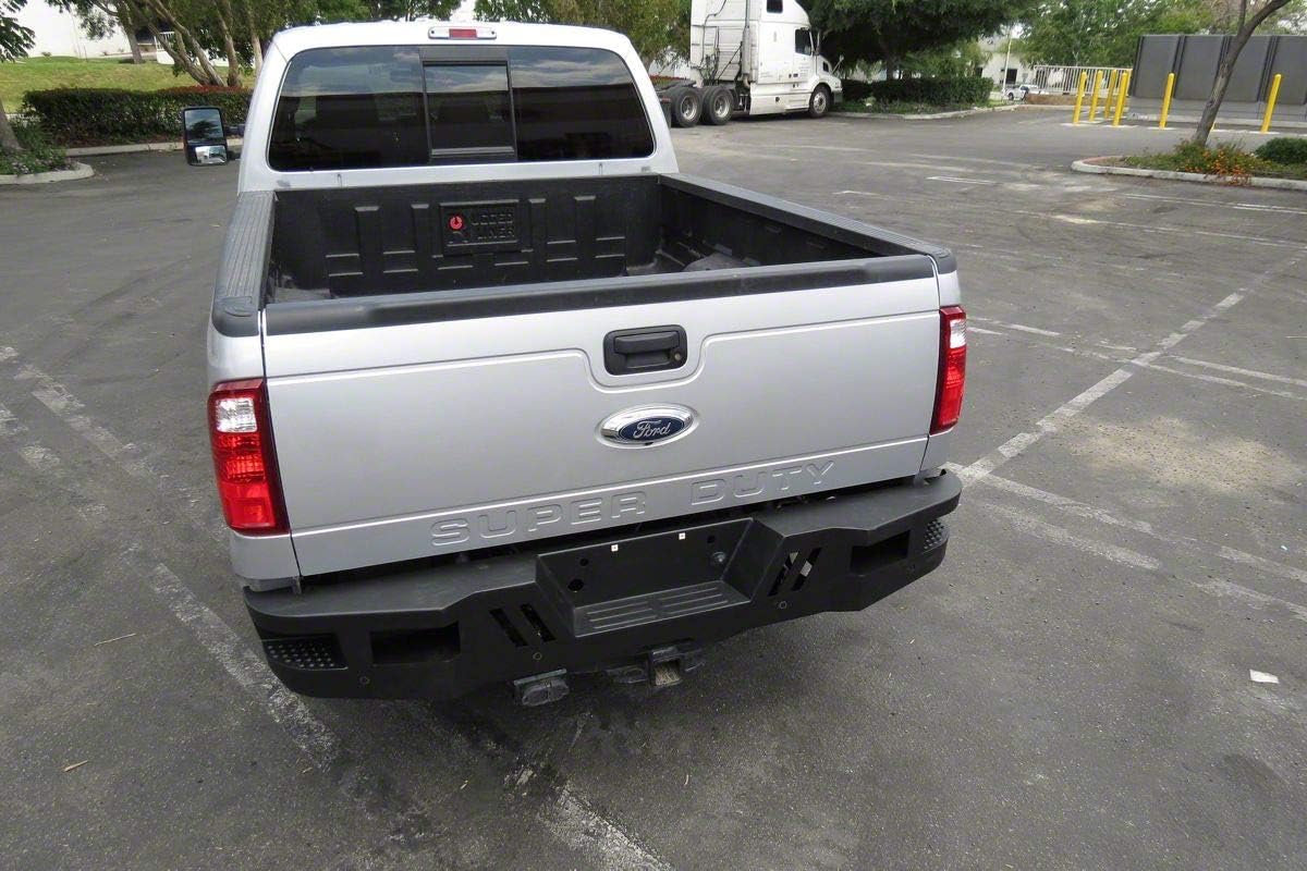Barricade HD Rear Bumper; Textured Black Compatible with 11-16 F-250 Super Duty
