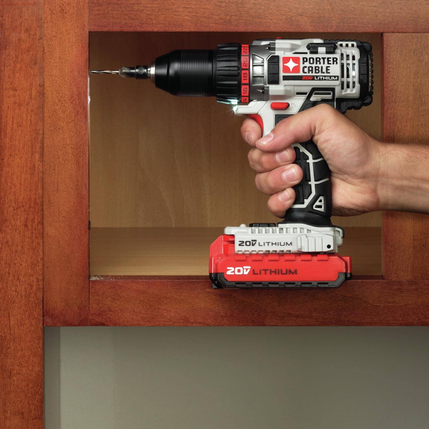 Porter-Cable 20-Volt Max* 1 and 2x22 Cordless Drill and Driver Kit PORPCC