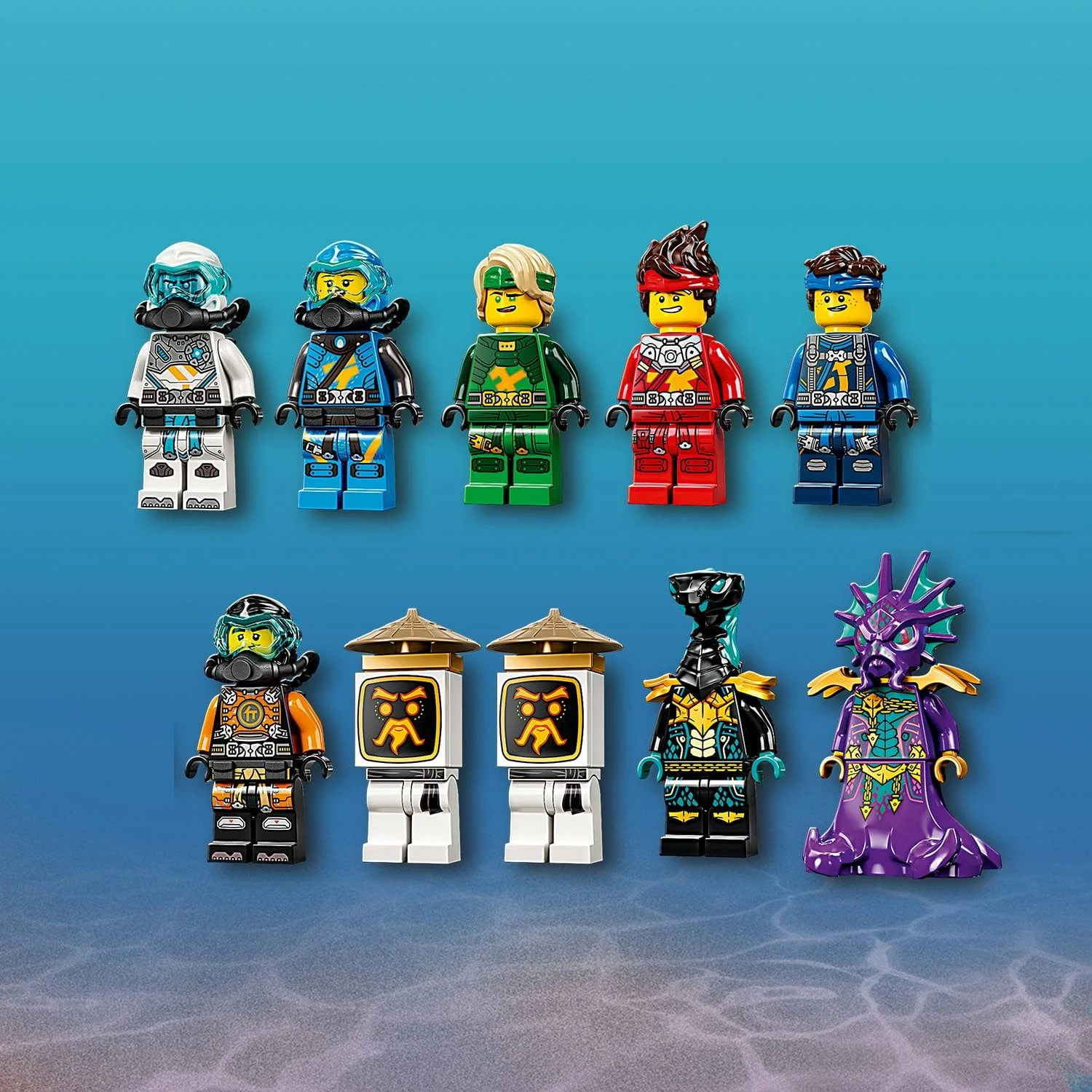 LEGO NINJAGO Hydro Bounty Building Set, 71756 Submarine Toy with Kai and Nya Minifigures, Ninja Toys, Gifts, Presents for Kids, Boys, Girls Age 9 Plus Years Old