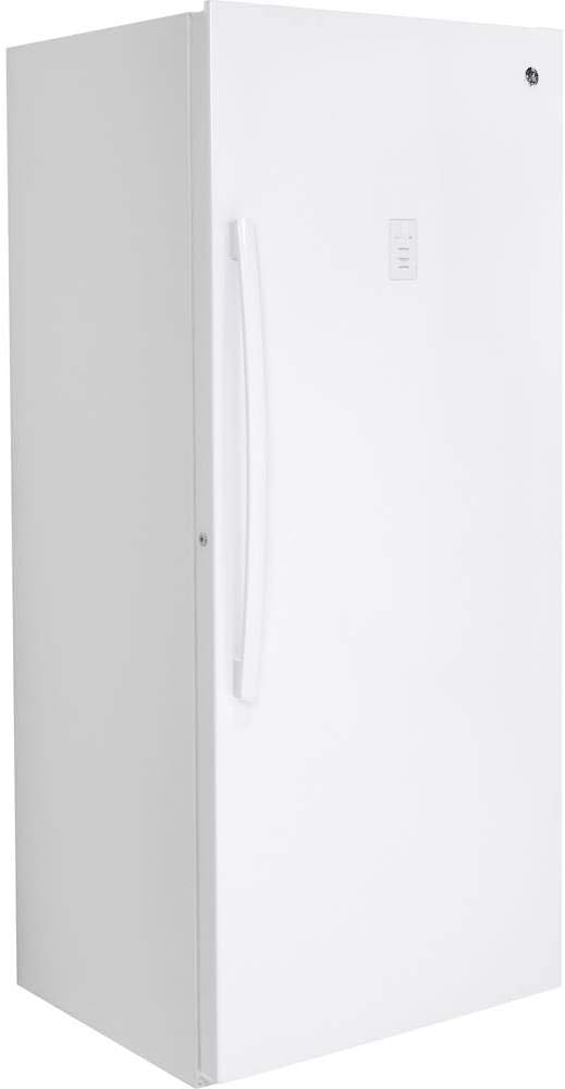 GE - 21.3 Cu. Ft. Frost-Free Upright Freezer - White Model:FUF21SMRWWW