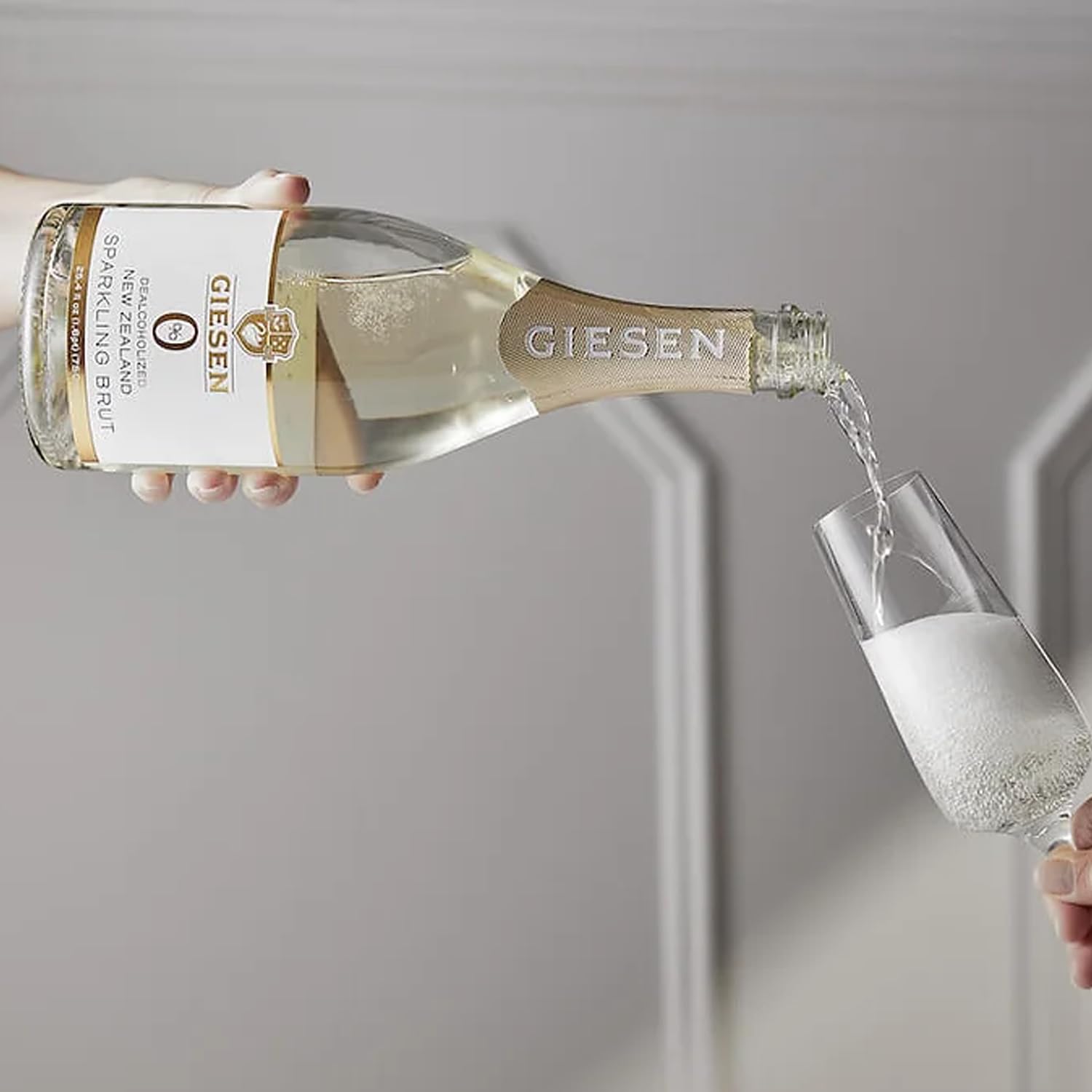Giesen 0% Non-Alcoholic Dealcoholized New Zealand 750ml Sparkling Brut Wine Champagne | 6 PACK