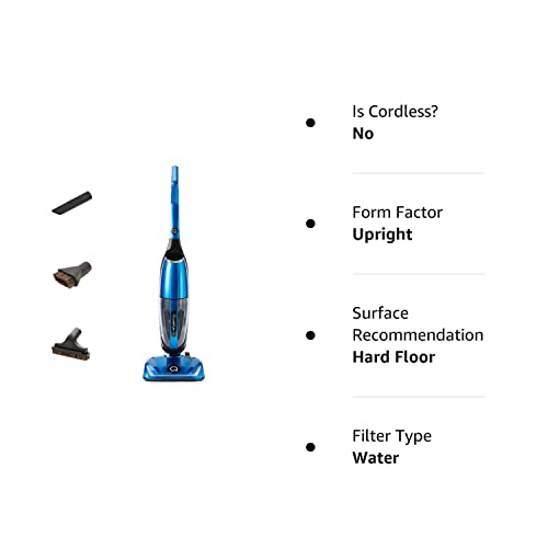 Quantum X Upright Water Vacuum Cleaner - No Filters, Telescopic Body, Pet Vacuum Cleaner and Picks Up Wet Spills, Unique Technology