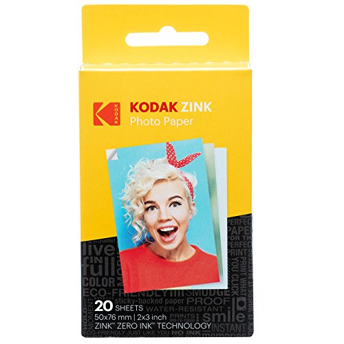 Kodak Step Touch | 13MP Digital Camera & Instant Printer with 3.5 LCD Touchscreen Display, 1080p HD Video - Editing Suite, Bluetooth & Zink Zero Ink Technology | White