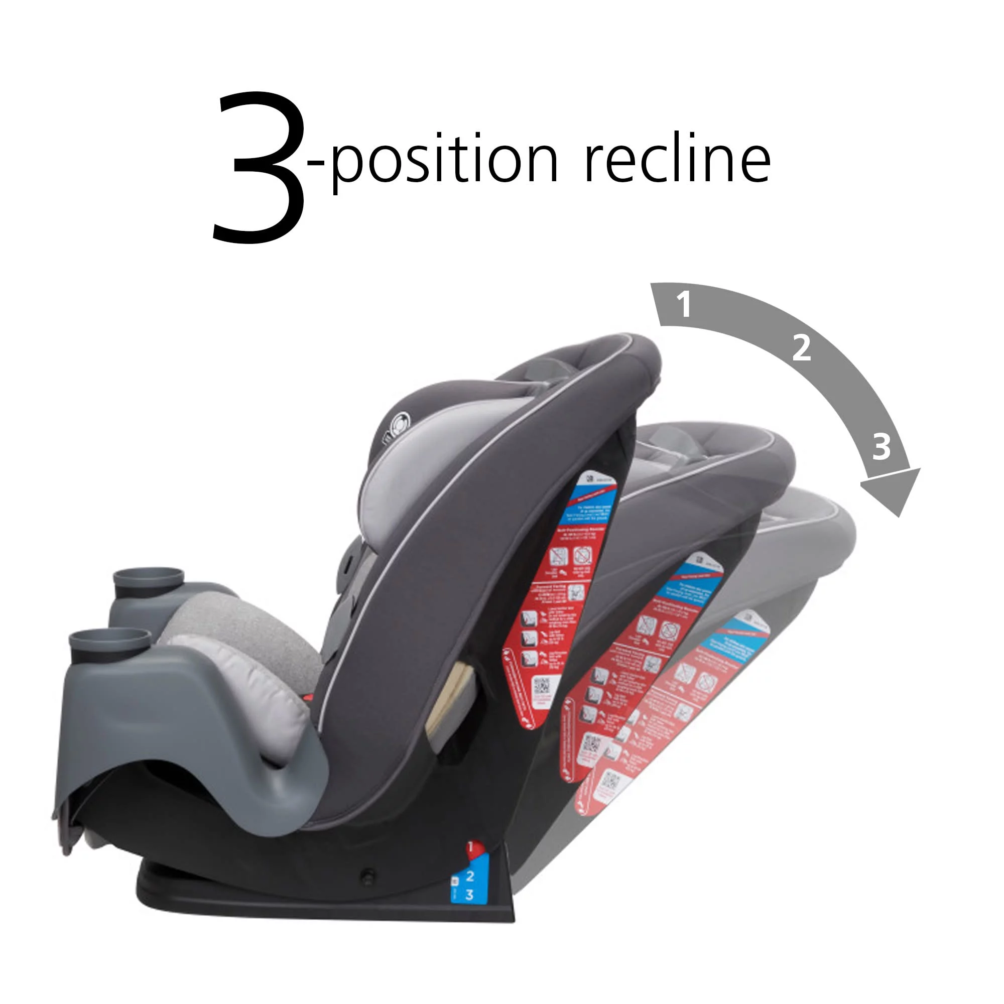 Safety 1st Grow and Go Sprint All-in-1 Convertible Car Seat, Silver Lake