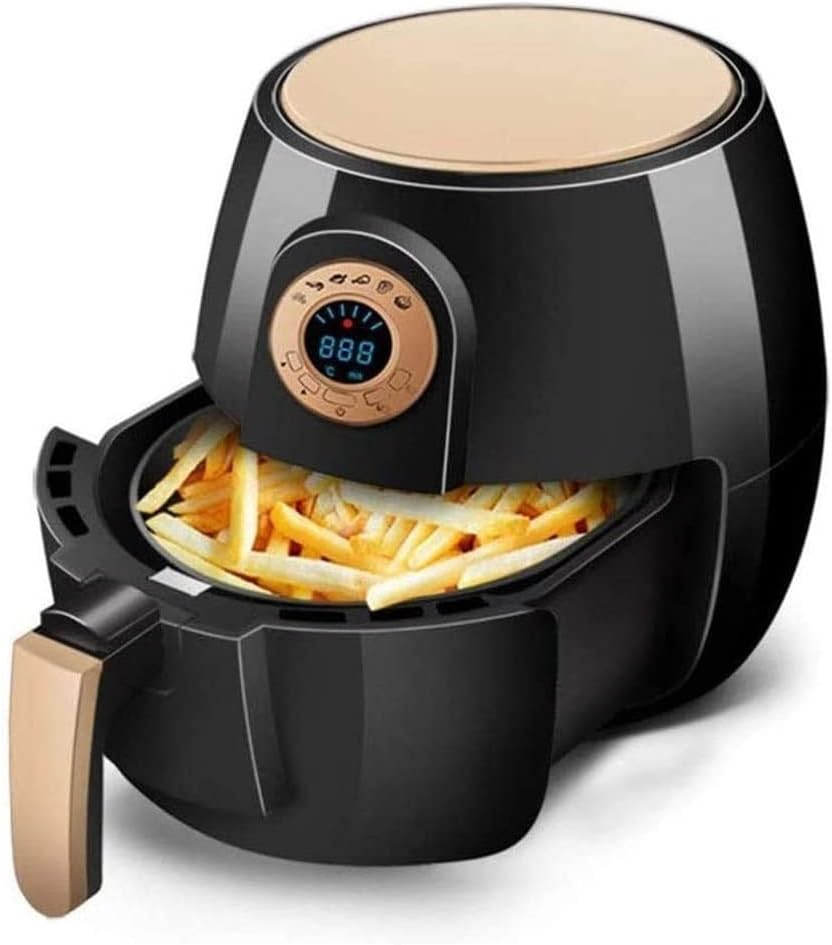 Air Fryer, Small Air Fryer, Less Oil Airfryer, 1200W Air Fryer Oven Pizza Cooker, Non-Stick Fry Basket, Over Heat Protection, Timer+Temperature Control Air Fryers