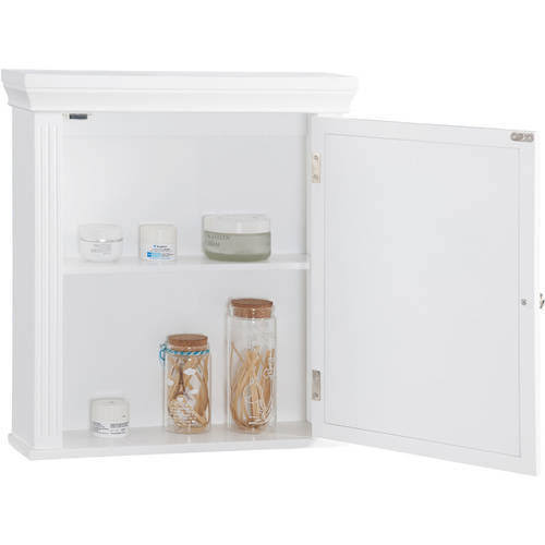 Elegant Home Fashions Alvin Medicine Cabinet, White