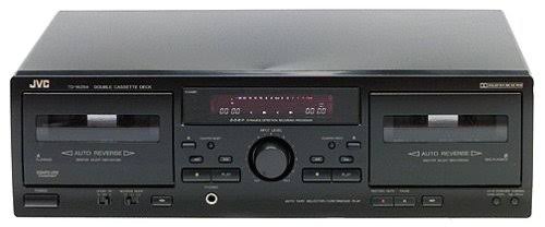 JVC TD-W254BK - Dual cassette deck - black