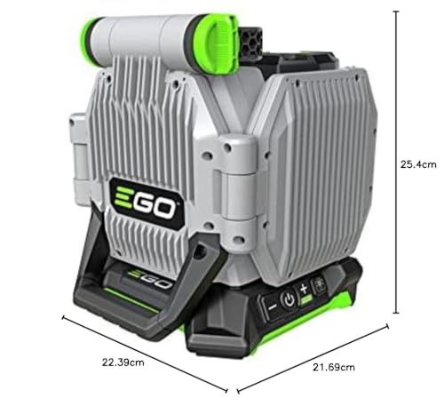 EGO LT1000 56-Volt Lithium-ion Cordless Portable Area Light with Opaque Diffuser, 5 Brightness Settings, Up to 10,000 Lumens, Battery and Charger not Included, Gray
