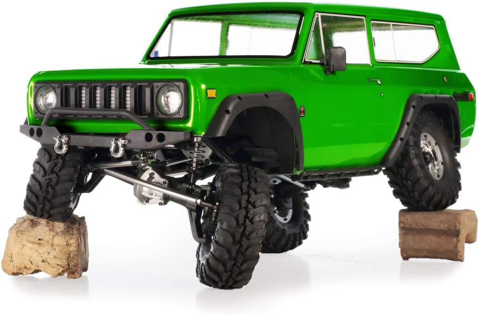 Redcat Racing RC Crawler 1/10 Scale Gen8 V2 International Scout II Off Road Rock Crawler RC Truck – 2.4Ghz Radio Controlled Waterproof Off Road Car – Great for All Terrain – Green