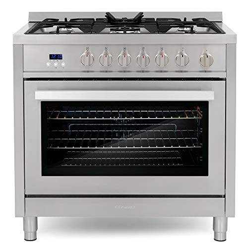 Cosmo Gas Range with 5 Burner Cooktop