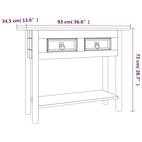Transformer Table,extendable Dining Room Table,Expandable Table,Console Table Mexican Pine Corona Range 31.5"x16.9"x30.7"Transforming Table,Transform Table,Transforming Furniture,