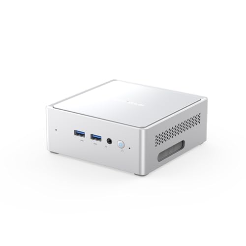 MINISFORUM UM880 Plus Mini PC with AMD Ryzen 7 8845HS(8C/16T, up to 5.1GHz),Mini Computer Radeon 780M Graphics 1TB PCIe4.0 SSD 32GB DDR5,OCuLink,Triple Display with HDMI+DP+USB4, 5xUSB Port,2.5G LAN