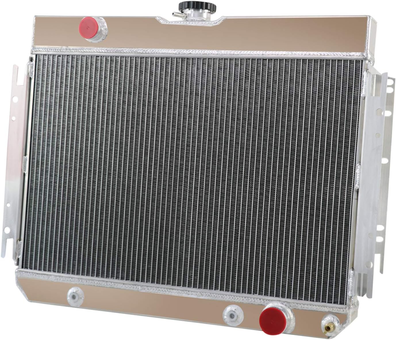 ALLOYWORKS 3 Row Core All Aluminum Radiator For 1963 1964 1965 1966 1967 1968 Chevy Impala Chevelle Camino/Many Chevy Bel Air GM