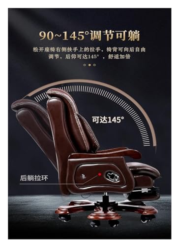 Managerial Chairs, Desk Office Chairs Computer Ergonomic Boss Rocking Game Chairs Recliner Zero Gravity Design Rolling Chair (Color : C+Massage)