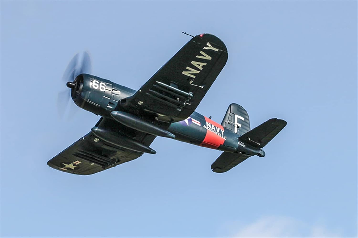 Fms Rc Plane 6 Channel Remote Control Airplane Racing Warbird 1700MM (66.9") Wingspan F4U Corsair V3 Without Reflex V2 Rc Planes for Adults PNP (No Radio, Battery, Charger)