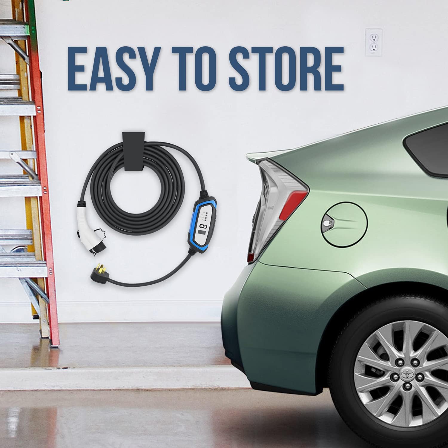 Lectron 240V 32 Amp, Level 2 EV Charger, with 21ft Long J1772 Charging Cable & NEMA 14-50 Plug