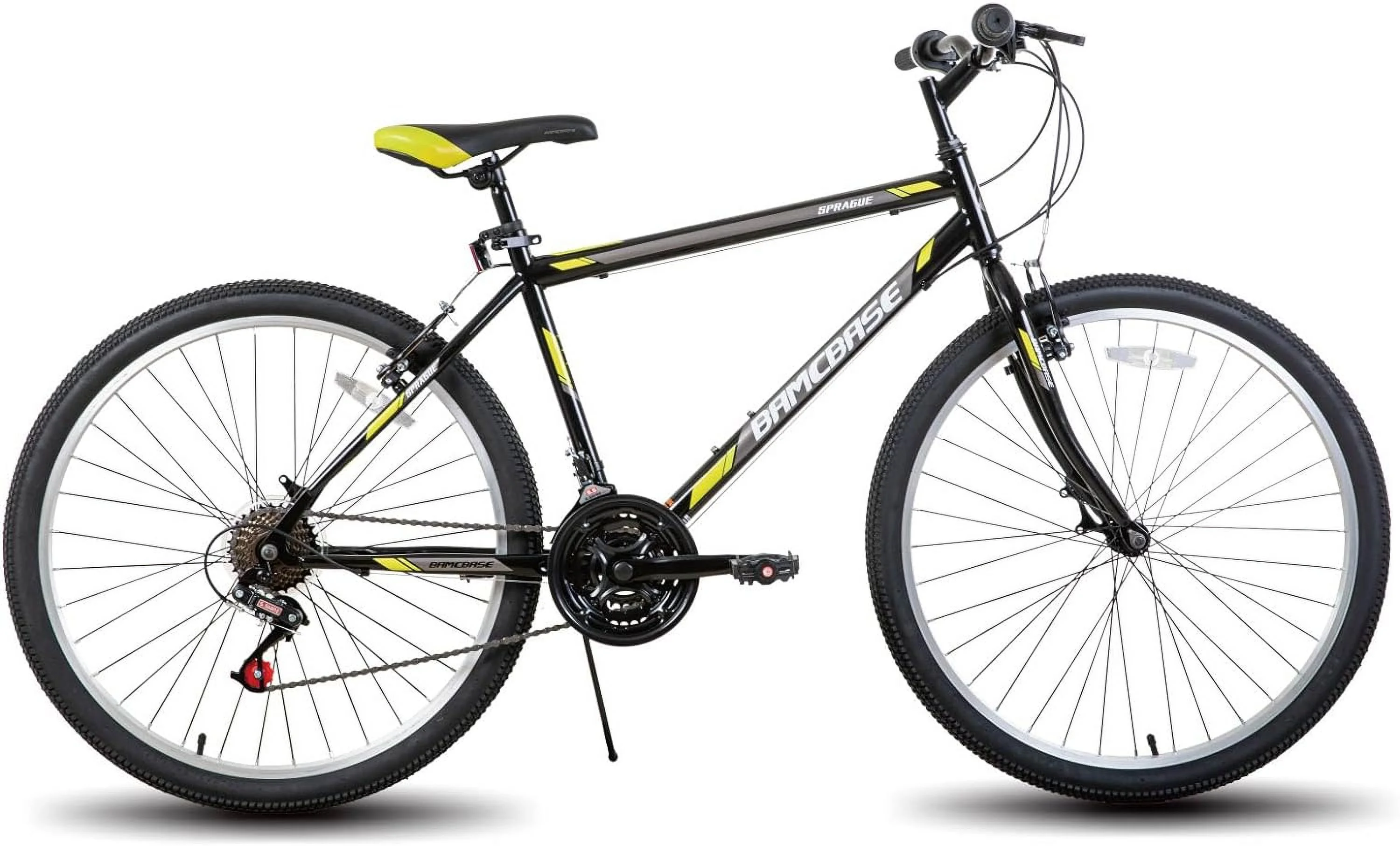 Hiland 24 26 inch Mountain Bike for Men Women, 21 Speeds MTB Bicycle for Adult Youth