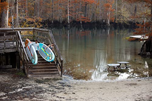 Drift Inflatable Stand Up Paddle Board - SUP Paddle Board and Accessories, Including Pump, Paddle, and More