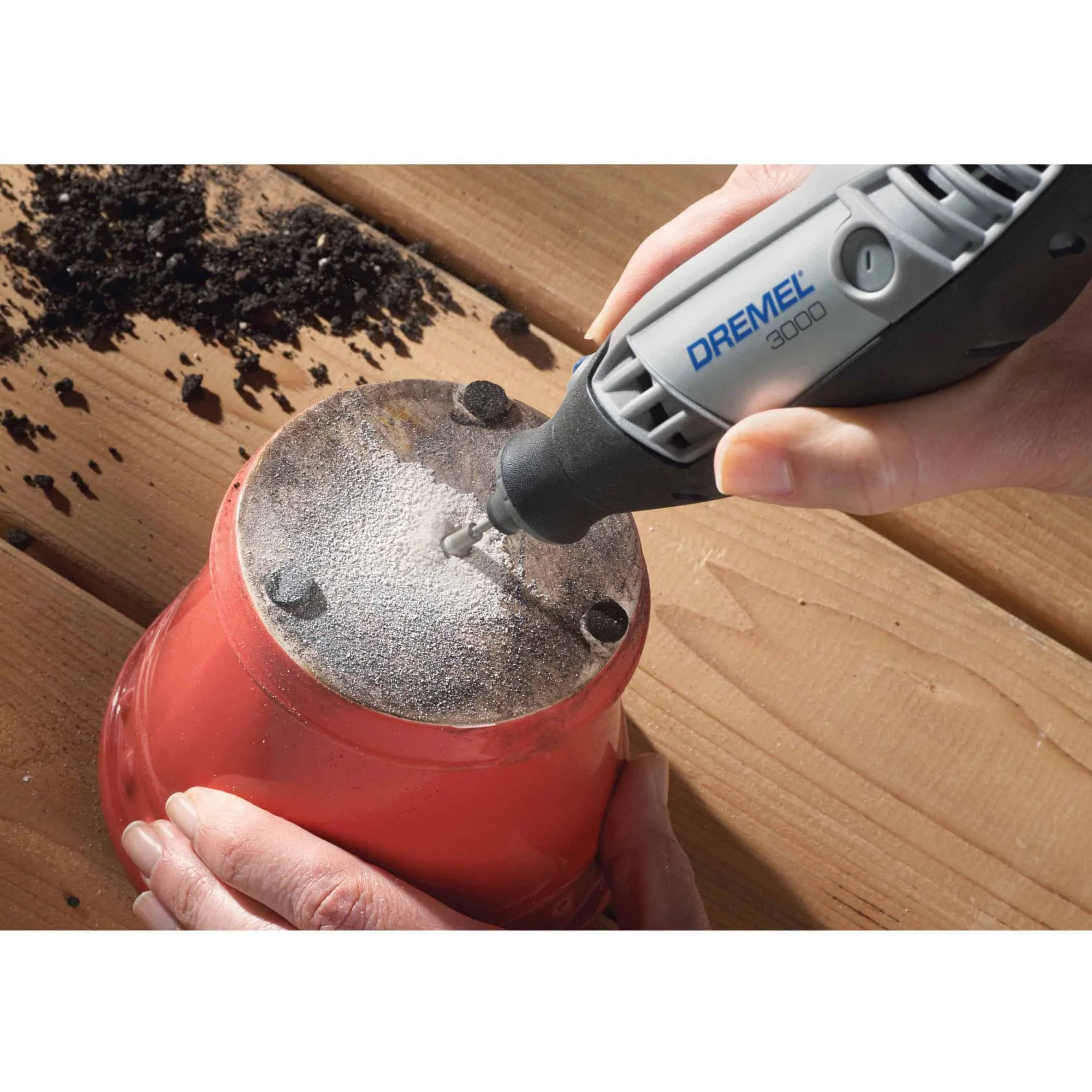 Dremel 3000-1/25 1.2 Amp Corded Variable Speed Rotary Tool, 1 Attachment and 25 Accessories, Perfect for Routing, Metal Cutting, Wood Carving, and Polishing