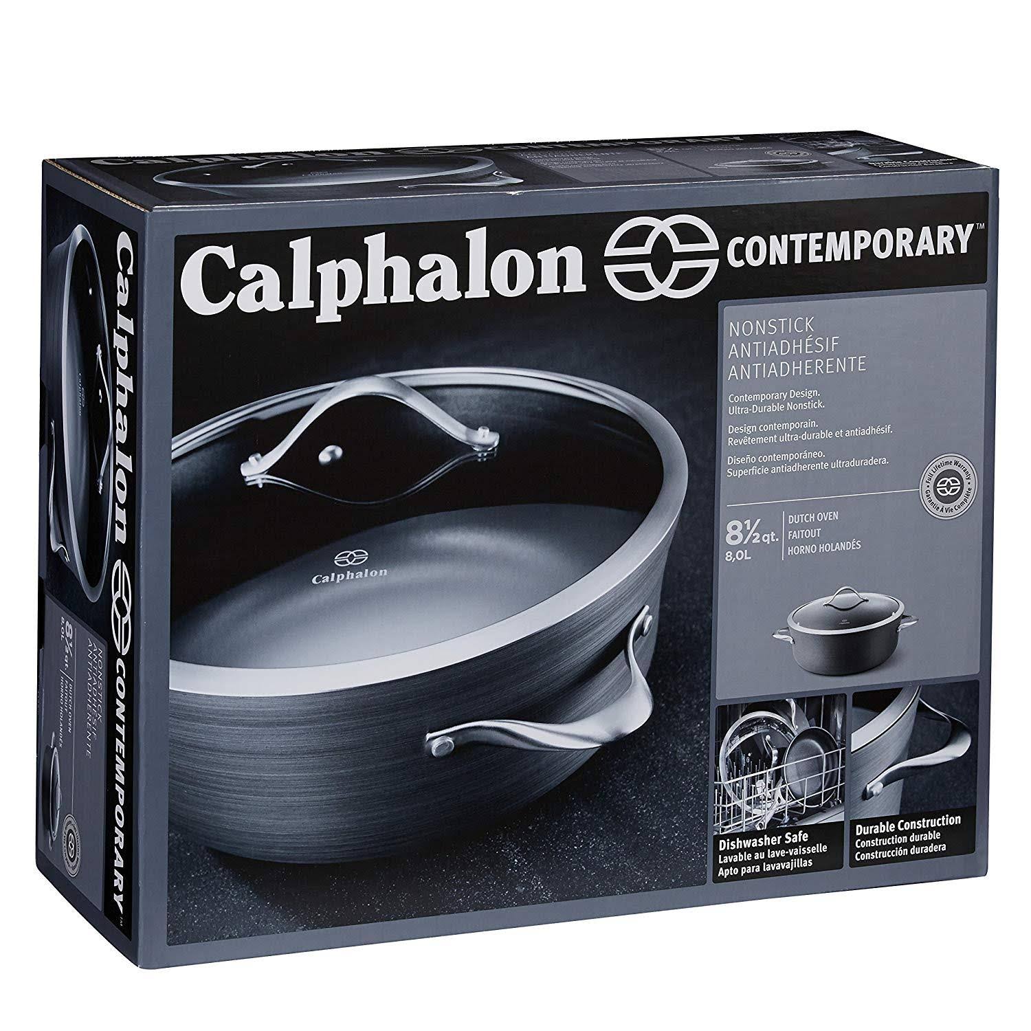 Calphalon Contemporary Hard-Anodized Aluminum Nonstick Cookware, Dutch Oven