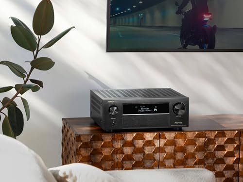Denon AVR-X3800H 9.4-Ch Receiver - 8K UHD Home Theater AVR (105W X 9) Built-in Bluetooth, Wi-Fi & HEOS Multi-Room Streaming, Dolby Atmos, DTS:X, IMAX Enhanced & Auro 3D