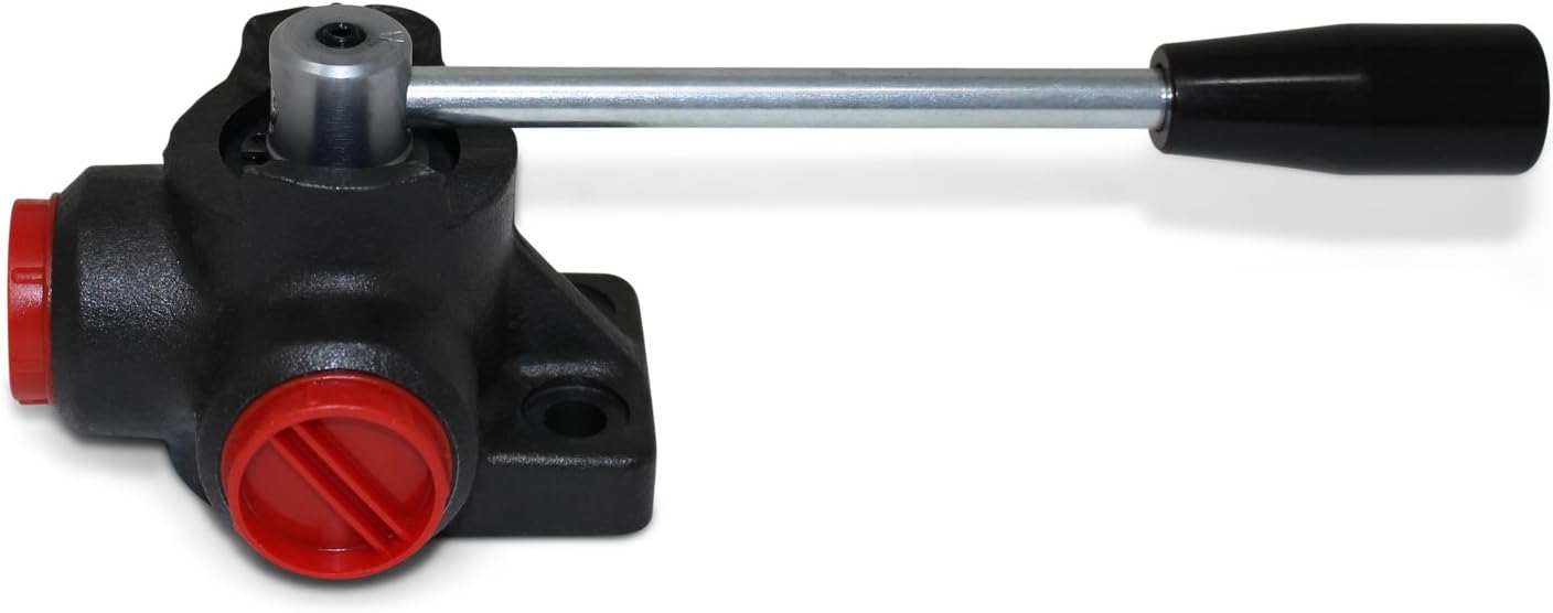 Hydraulic Rotary Diverter Valve, 3 Way, Open Center, 16 GPM, 8 SAE Ports Pack of 2